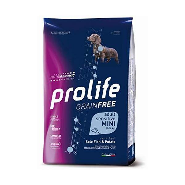 Prolife Adult Grain Free Mini Sogliola&Patate 2kg Prolife Adult Grain Free Mini Sogliola&Patate 2kg